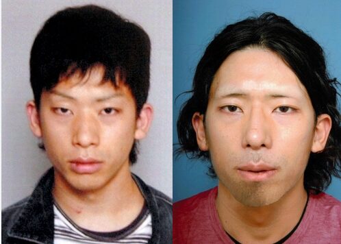 市橋達也容疑者の整形前と整形後の顔写真比較