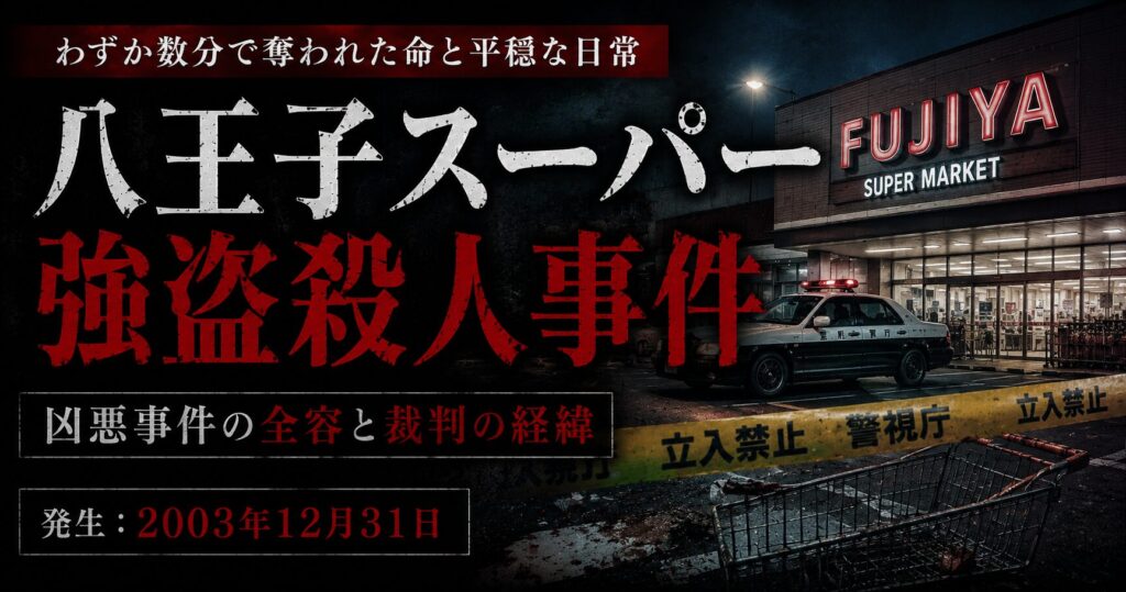 八王子スーパー強盗殺人事件｜ナンペイで3人が射殺された未解決事件